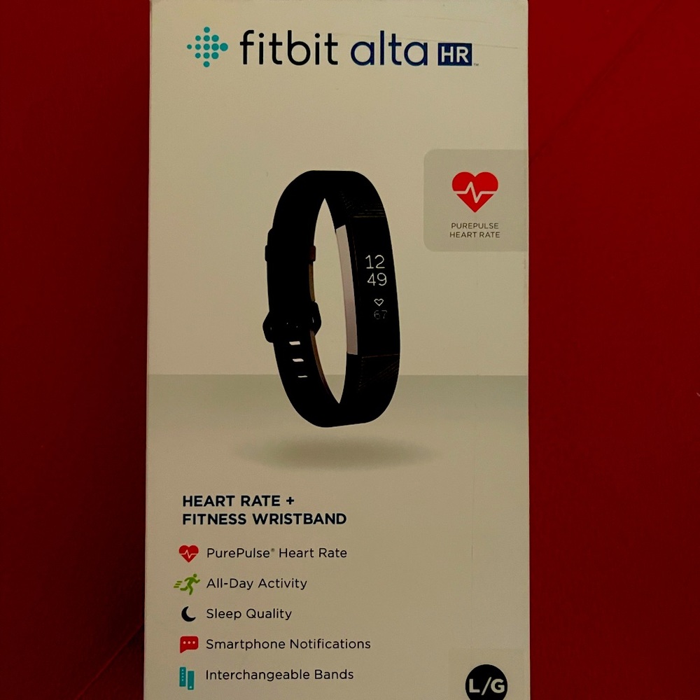 Fitbit Alta HR, new in box, never opened